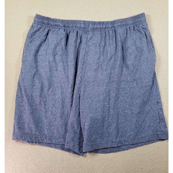 Haband Shorts Mens XL Gray Elastic Waist Regular Fit Flat Front‎ Pull-On Pocket - Picture 1 of 10